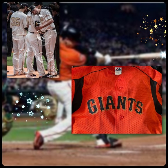 Majestic Orange Giant’s Jersey - Picture 3 of 6